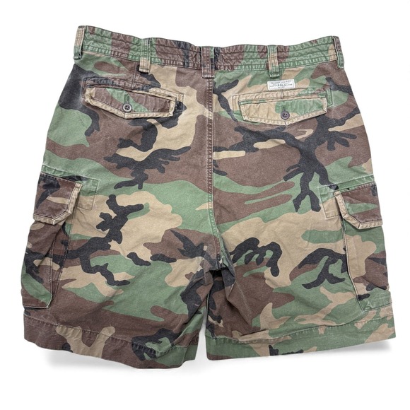 Polo Ralph Lauren Mens 42 Camouflage Cargo Shorts Classic Fit Cotton Military - Picture 2 of 8